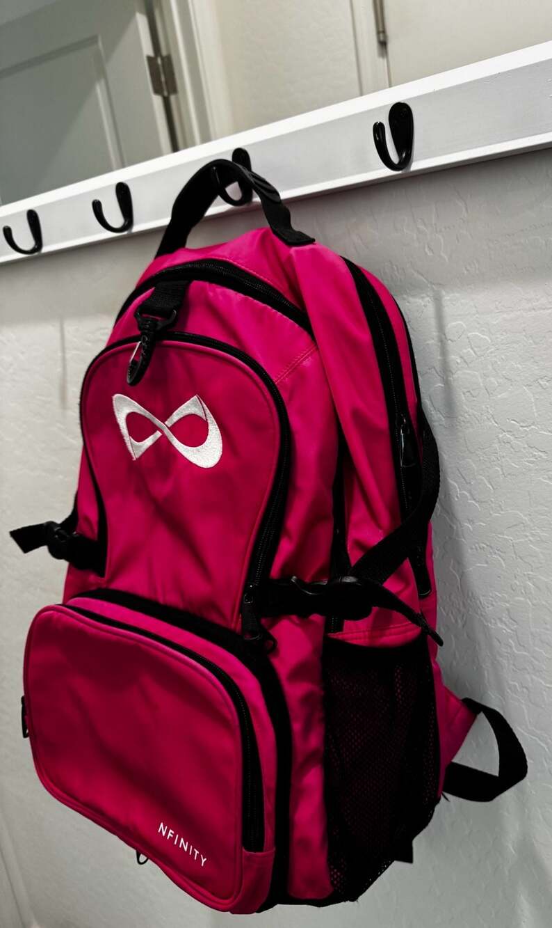 Nfinity Classic Cheerleading Backpack in Pink - Picture 2 of 9